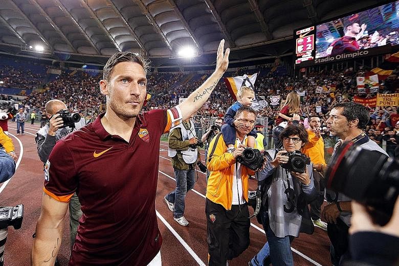 Francesco Totti will bid farewell to Roma fans for good when his side play Genoa in their final Serie A game of the season on May 28.