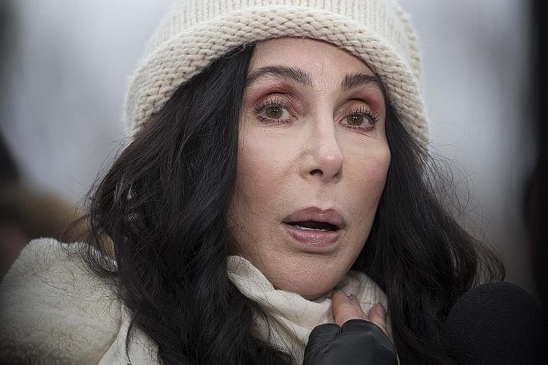 Actress Cher (above) is among the growing group of seniors taking to social media.
