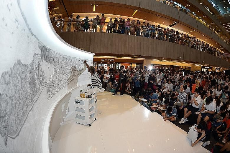 Reports show that autistic people, such as artist Stephen Wiltshire, do better in visual and auditory tasks than non-autistic people. The British autistic savant sketched the Singapore cityscape from memory in 2014 at the Paragon, after an hour-long 
