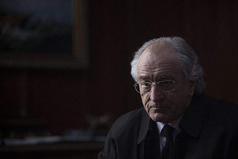 Robert de Niro as Bernie Madoff in the television movie The Wizard Of Lies.