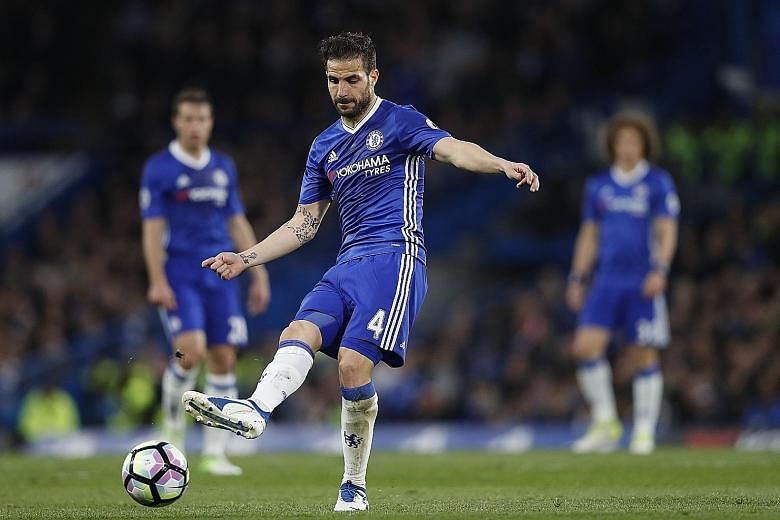 Cesc Fabregas was inspirational in the victory over Middlesbrough, which left Chelsea just one win away from the league title.