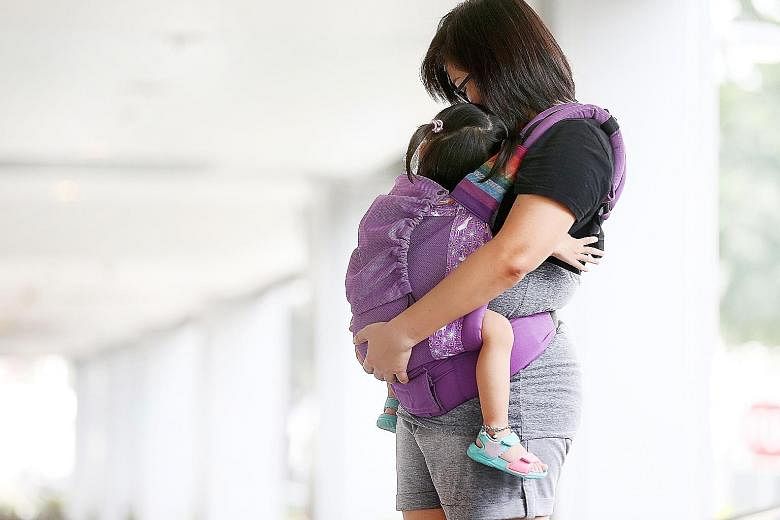Ms Tan (not her real name) started the adoption process for her two-year-old daughter last August. They now live with Ms Tan's parents in her brother's marital home. Once the adoption goes through, she plans to buy a built-to-order flat in her and he
