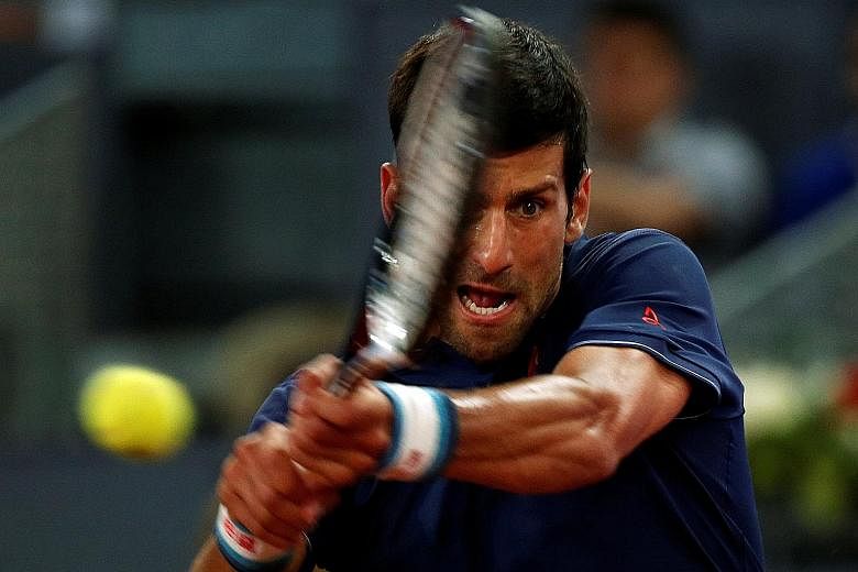 Novak Djokovic was not broken in the 93-minute clash against Feliciano Lopez yesterday and faced just one break point. The Serb's win allowed him to reach the quarter-finals.