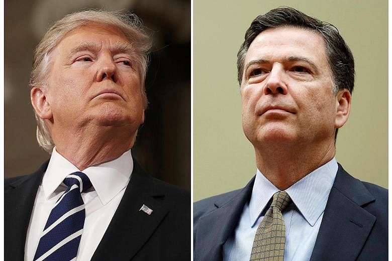 US President Donald Trump has suggested in a tweet that he may have taped private White House conversations with then FBI director James Comey.