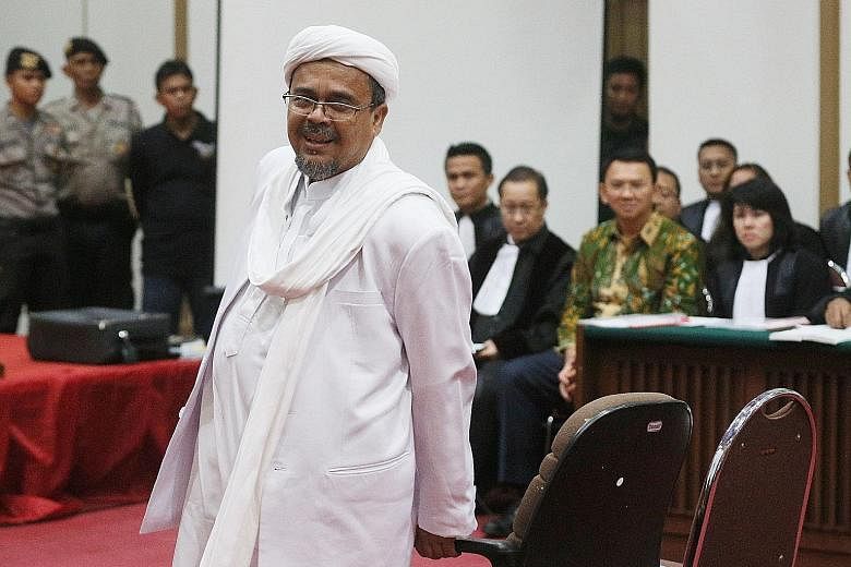 Mr Rizieq Shihab is wanted for questioning related to a pornography case but has twice ignored police summons.