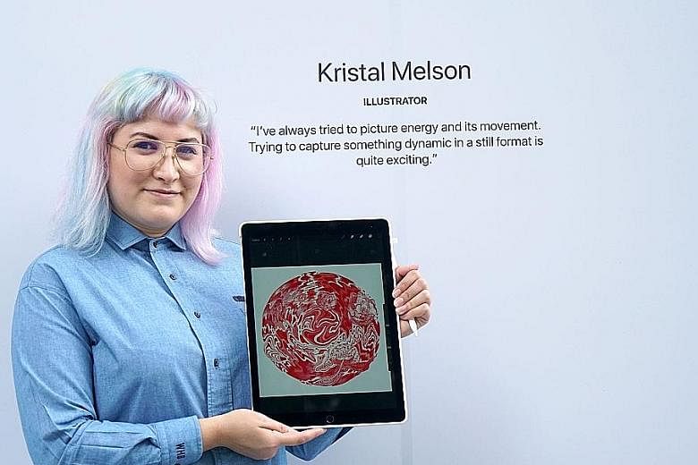 In her first internship, Miss Kristal Melson was put in projects using illustrations after her boss discovered that she could draw.