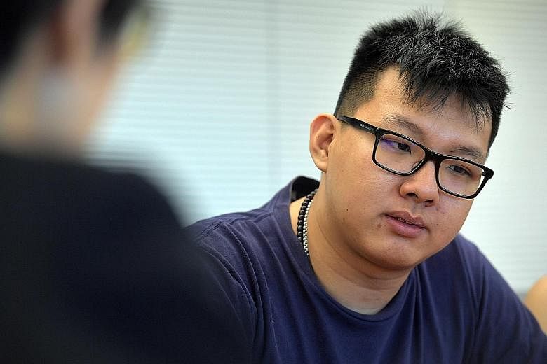 Left: Mr Dave Yuen speaking to the media yesterday for the first time since his wife Goh Chieh Ting's death last Saturday. He says he has been visiting his daughter Yu En in the hospital every day, adding: "I still need time to breathe... I don't kno