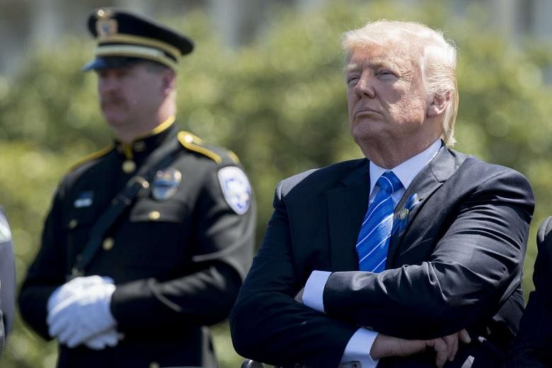 Trump attends National Peace Officers Memorial Service