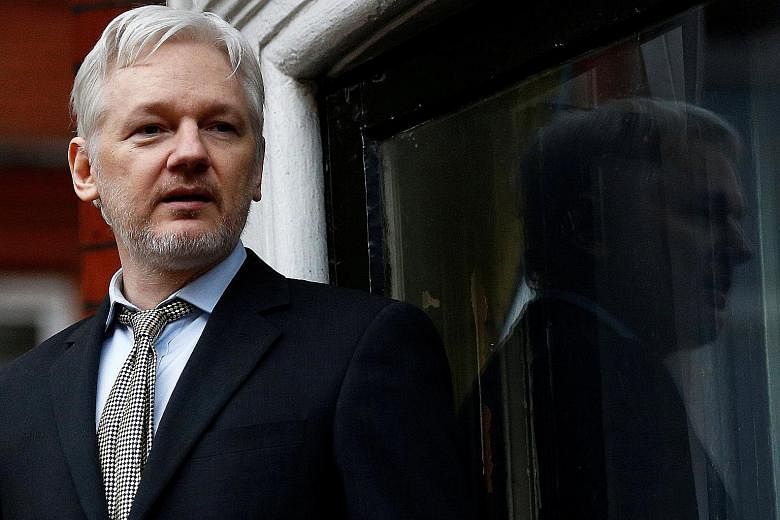 Wikileaks founder Julian Assange had skipped bail in London to avoid being extradited to Sweden, where he was accused of rape.