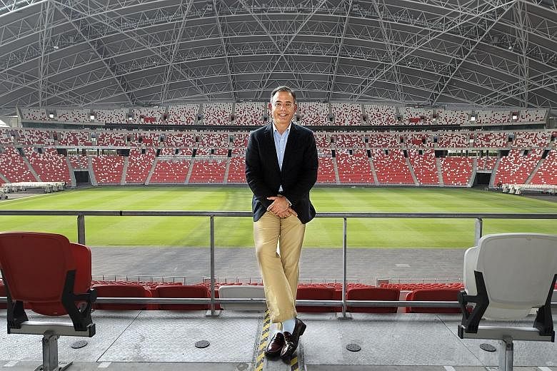 Singapore Sports Hub chief executive Manu Sawhney was appointed in October 2015. He was previously managing director of ESPN Star Sports.
