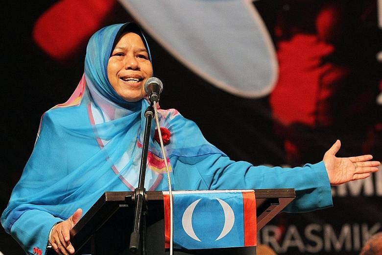 Ms Zuraida Kamaruddin's move to leave the women's wing is seen by some analysts as reflecting internal party tensions. Parti Keadilan Rakyat has been riven by infighting, and it was shaken recently when Ampang Youth chief Adam Rosly, 29, came under g