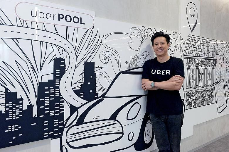 At Uber Singapore, general manager William Tseng is determined to get even more Singaporeans actively using its platforms. Grab's Singapore head, Mr Lim Kell Jay, says it wants to become the region's leading tech company.