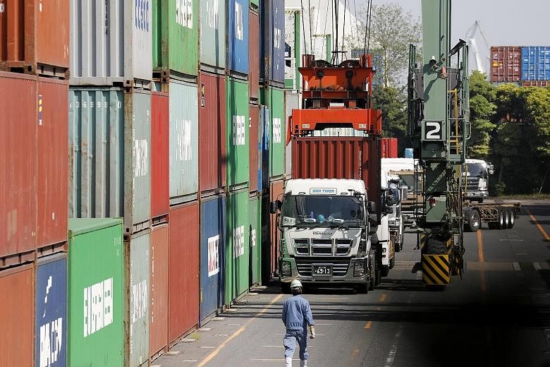 Japan's exports are expected to continue rising as global economic growth gains momentum, but concerns about Mr Donald Trump's pledges to adopt protectionist trade policies cloud the outlook.