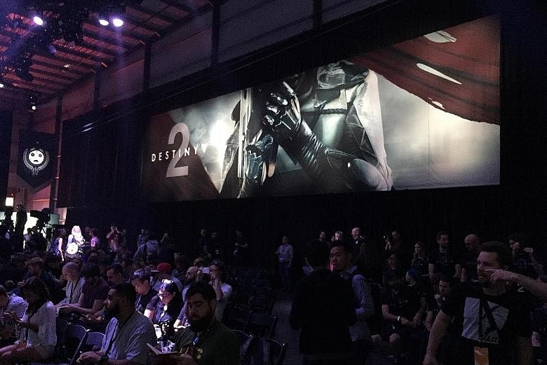 Bungie's Destiny 2 gameplay premiere event in Los Angeles last week. The sequel, to be released worldwide on Sept 8, appears to be finally living up to fans' initial expectations of a meaty storyline.