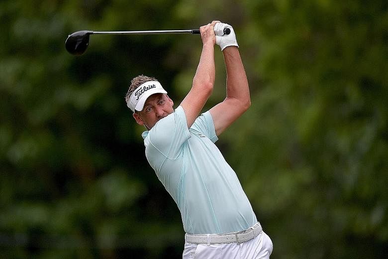 Ian Poulter playing at last week's Byron Nelson tournament in Texas, where he tied for 35th following his runner-up finish the previous week at the Players Championship. His improved form has rejuvenated his season.