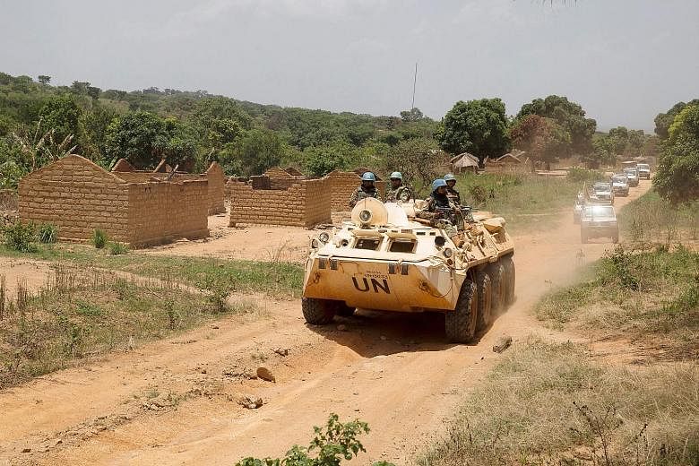 UN peacekeeping operations such as this one in the Central African Republic face being curtailed if US funding to the UN is reduced.