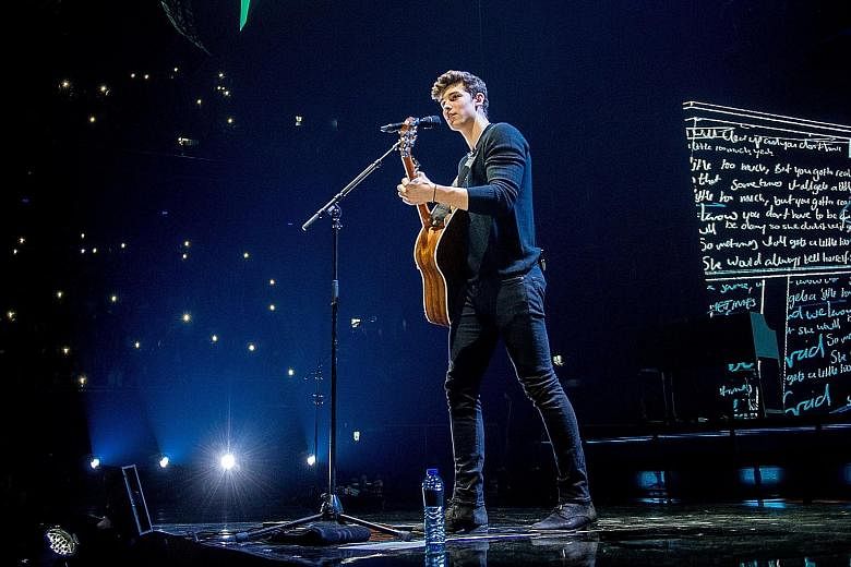 Canadian crooner Shawn Mendes went ahead with a show in Paris on Wednesday.