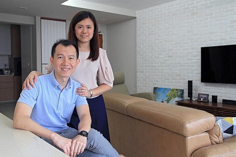 Mr Thomas Zhuo and Ms Jasmine Ong, both 31, started putting aside more than half of their take-home pay when they were 23 so they could get their own home by the age of 27.