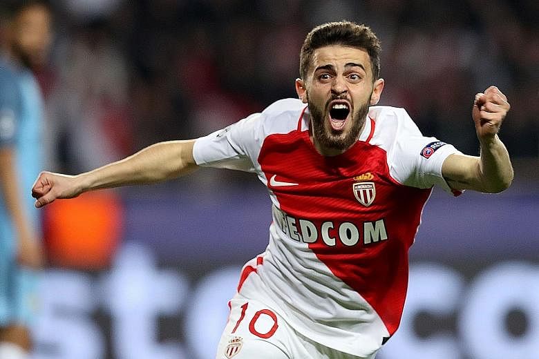 "Little Messi" Bernardo Silva, who came from Monaco, can play anywhere across the attacking midfield line, but is probably the best on the right.