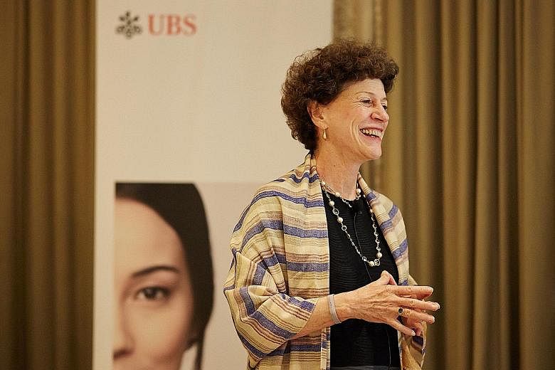 Ms Peggy Dulany, a fourth- generation member of the Rockefeller family, was a speaker at the UBS forum. She said that over the past 10 years, philanthropy has really taken off in Asia.