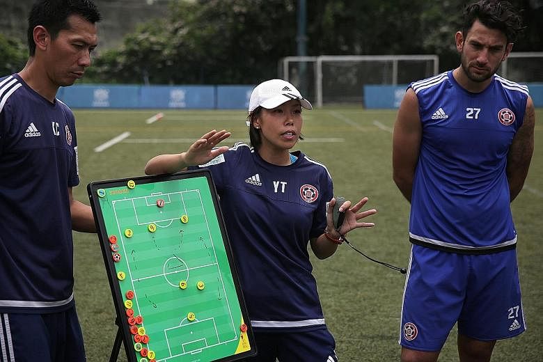 Former Eastern coach Chan Yuen Ting feels that she lacks experience at the top level and is studying to advance to the next level of coaching.