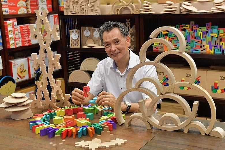 After failing at several jobs, Mr Gary Seow started his own business in educational toys and learning resources. To him, dyslexia is a gift: "As learning is so hard for me, it forces me to think out of the box and I find that the designs of my new to