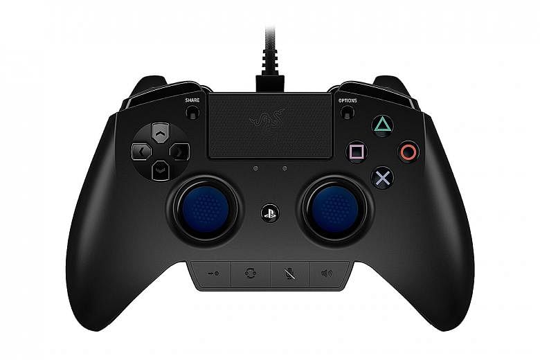 The Raiju professional controller for the PlayStation 4 has the features of Razer's mechanical keyboards and Sony's button-and-joystick layout.