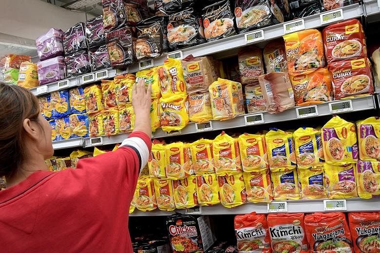 Nestle Singapore said it has been trying to reduce salt content since 2005. Its products include noodles, soups, seasonings and stock cubes.