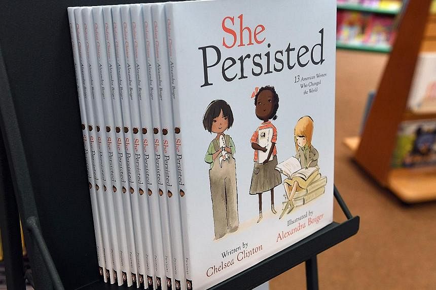 Former presidential candidate Hillary Clinton makes only a cameo appearance in her daughter's third book. It features 13 diverse US women who "changed the world". Among them are abolitionist Harriet Tubman, athlete Flo-Jo, deaf-blind activist Hellen 