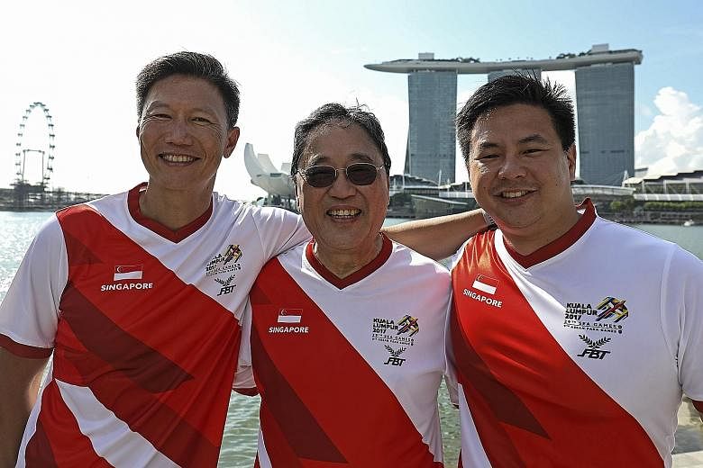 Lee Wung Yew (left) was head of the Singapore team at the 2009 Asian Youth Games at home and Mark Chay was the chef de mission to the 2014 Youth Olympics in Nanjing.