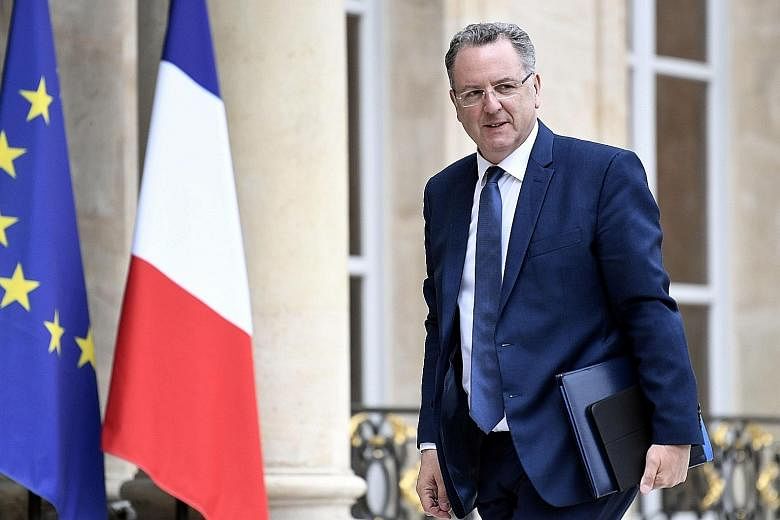 French Territorial Cohesion Minister Richard Ferrand denies any wrongdoing after a newspaper said a medical insurance fund he headed in Brittany agreed in 2011 to rent a building from his wife.