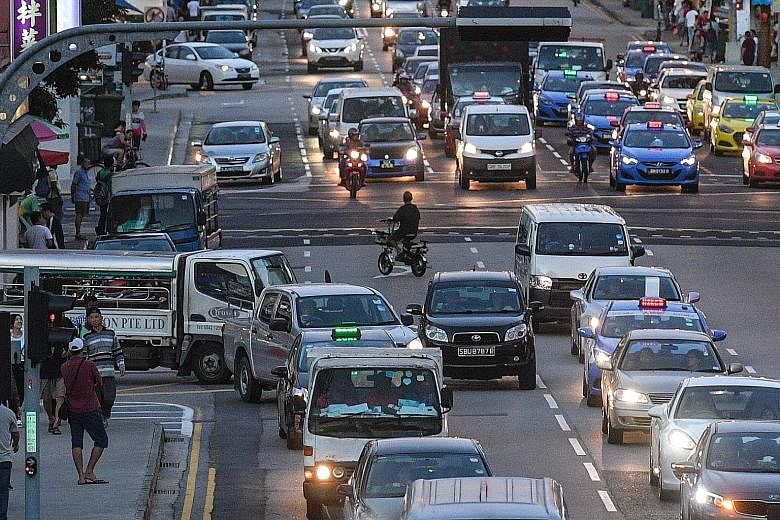 E-biker users spotted in Geylang riding in the bus lane and going against traffic. E-bikes came into the spotlight after a number of tragic accidents last year.