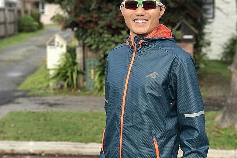 Singapore runner Mok Ying Ren felt conditions were not the best after finishing 10th at the Christchurch Marathon.