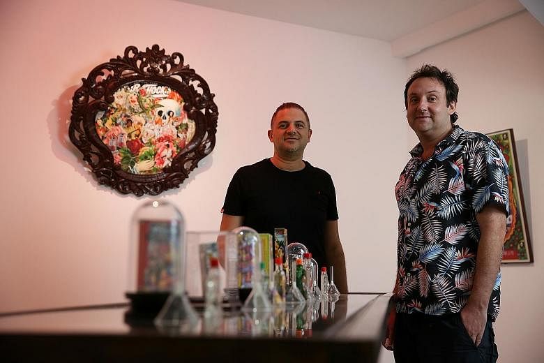 Scent designer Terry Jacobson (left) teams up with multimedia designer Mojoko (right) for Sick Scents.