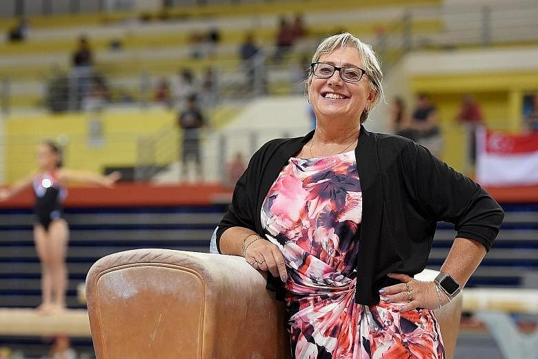 Singapore Gymnastics' (SG) new general manager Karen Norden is eager to use her wealth of experience, expertise and her international network to groom SG's young managers and boost its technical capabilities. She is tasked with overseeing the develop