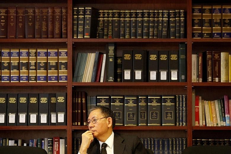 Senior counsel Michael Hwang brought the case over a relatively paltry sum of $1,400 all the way to the Court of Appeal in 1973 and won.