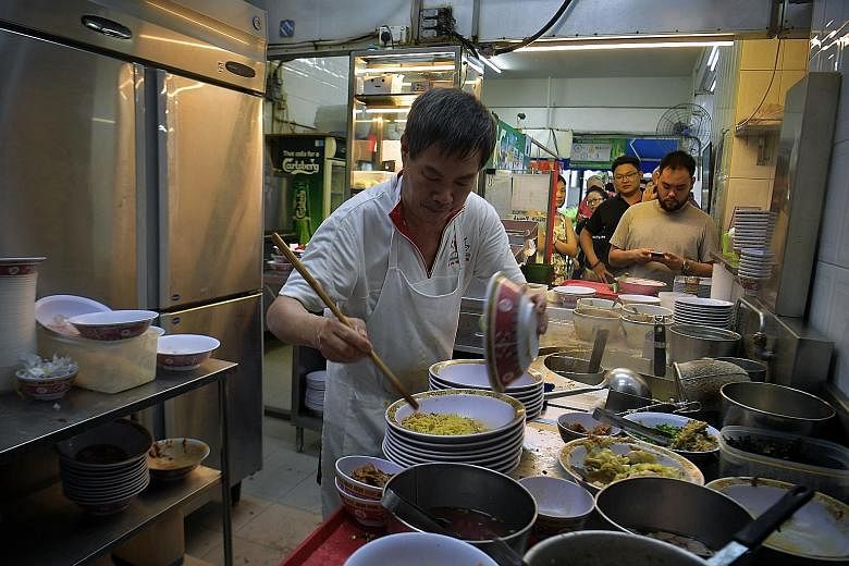 One-Michelin- starred Hill Street Tai Hwa Pork Noodle stall in Crawford Lane has emerged first in the Top 50 World Street Food Masters list.