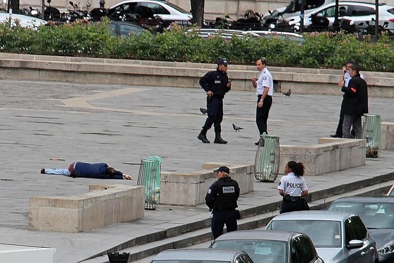 The 40-year-old attacker was shot and wounded by police on Tuesday, after lunging at an officer with a hammer in front of Notre-Dame Cathedral in Paris. Documents found on the attacker identified him as an Algerian student doing a doctorate on the me