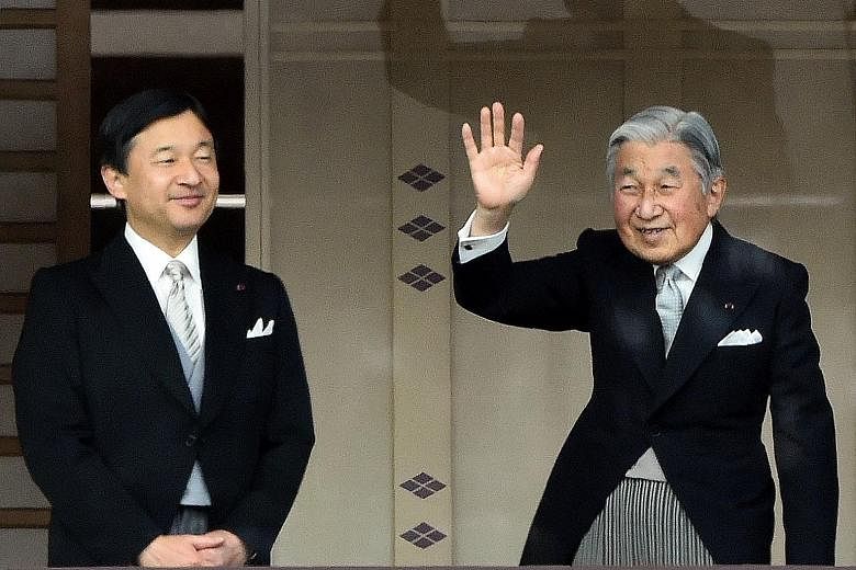 Emperor Akihito will assume the title "joko" (Grand Emperor) after stepping down.