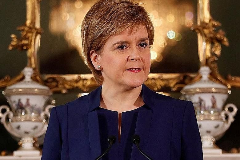 Ms Nicola Sturgeon said the focus on independence was a factor in her party's poor result.