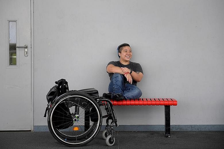 It has taken 30-year-old Paralympic swimmer Theresa Goh half her life to reach this point where, as an ambassador for this year's Pink Dot rally, she wants to be open about her sexuality - that she is gay.