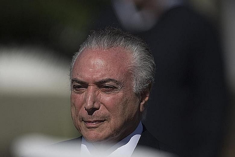 Brazilian President Michel Temer has been accused of agreeing to pay hush money and taking bribes.