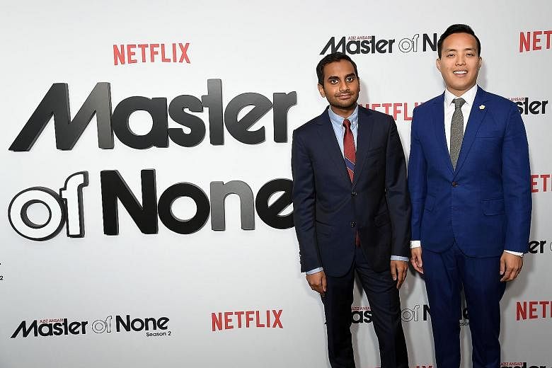 Aziz Ansari's role as the romantic lead in Master Of None surprised many critics and viewers. But the actor and his collaborator, Alan Yang (above), say they were just writing about their own lives.