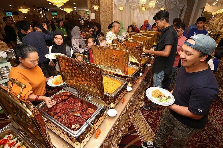 Beneficiaries of the Tabung Amal Aidilfitri (TAA) Trust Fund, donors to the Milo Ramadan campaign and guests broke fast yesterday at Tanjong Katong Complex. Organised by Milo Singapore, the iftar was also attended by Dr Mohamad Maliki Osman, Senior M