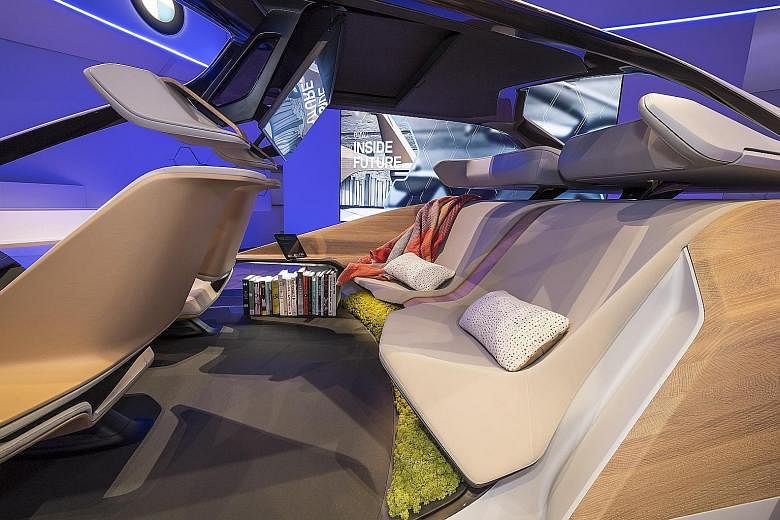 BMW's show car at the annual Consumer Electronics Show in Las Vegas.