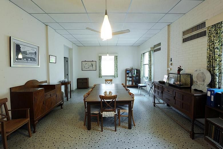The late founding prime minister Lee Kuan Yew's home at 38, Oxley Road, which is at the heart of the dispute between his children, houses this basement dining room, where many historic meetings took place.