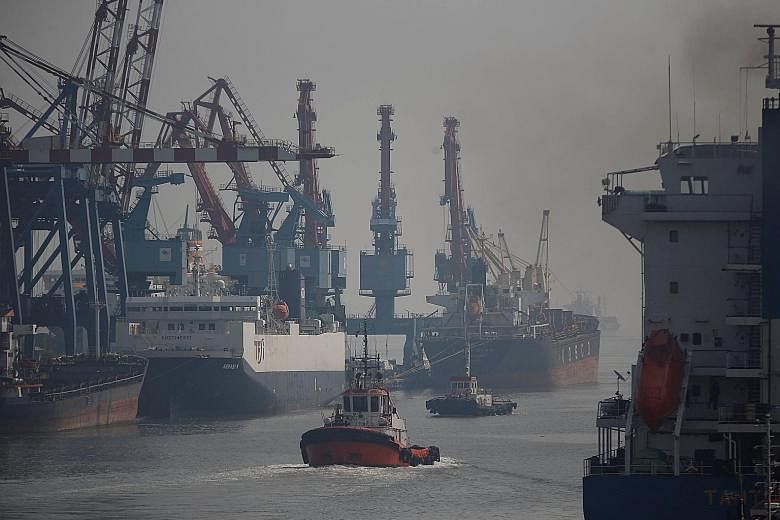 Tanjung Priok port in Jakarta, Indonesia. Manufacturers have long criticised Indonesia's shipping system, saying it slows the import of raw materials and the export of finished products.
