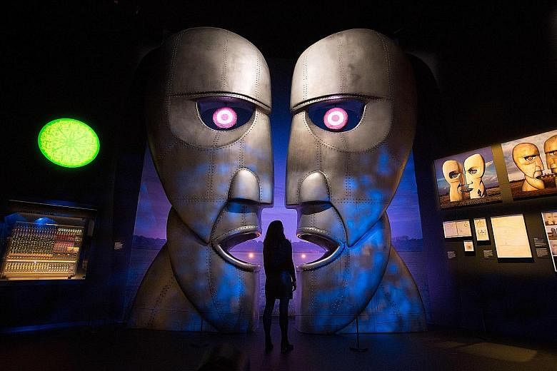The Victoria and Albert museum, which is staging an exhibition of paraphernalia linked to British iconic rock group Pink Floyd (left), is launching an exhibition space that will be among the largest in Britain.