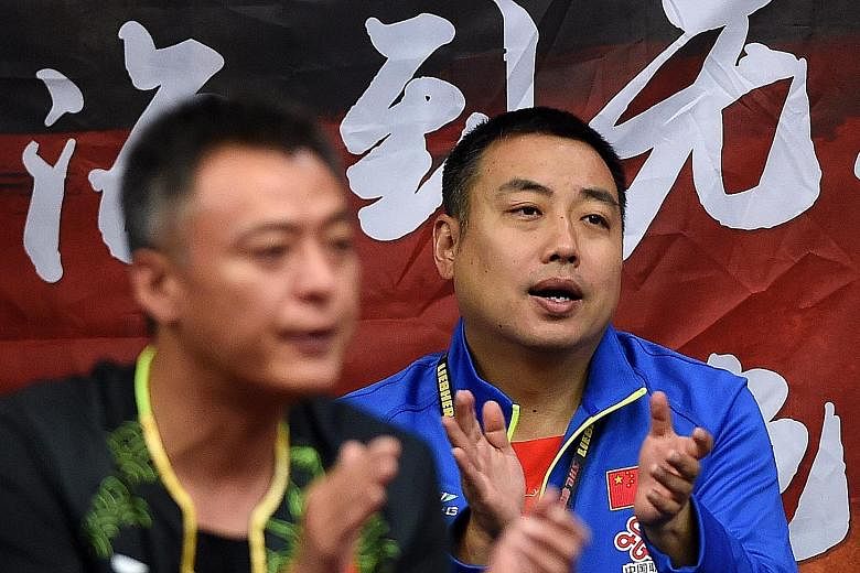 The Chinese table tennis team said their players reacted to Liu Guoliang's (above) removal as head coach impulsively.
