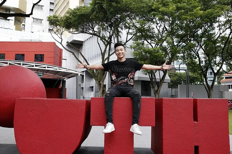 Aspiring rapper Axel Brizzy will be performing three original songs at Ion Orchard tomorrow.